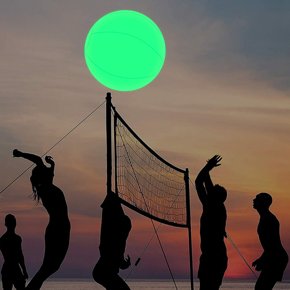 Outdoor Lighting Around Pool - Pallone LED Gonfiabile per Piscina con