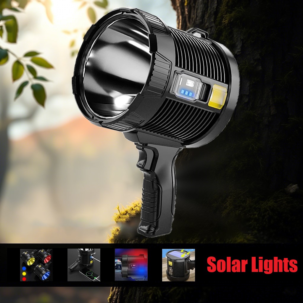Fire Torch Solar - Torcia a LED ultra luminosa XHP90