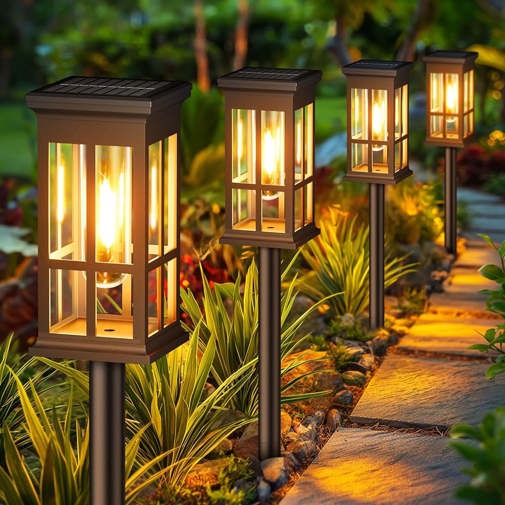 Landscape Spike Light - Lampada Solare da Esterno per Sentieri,
