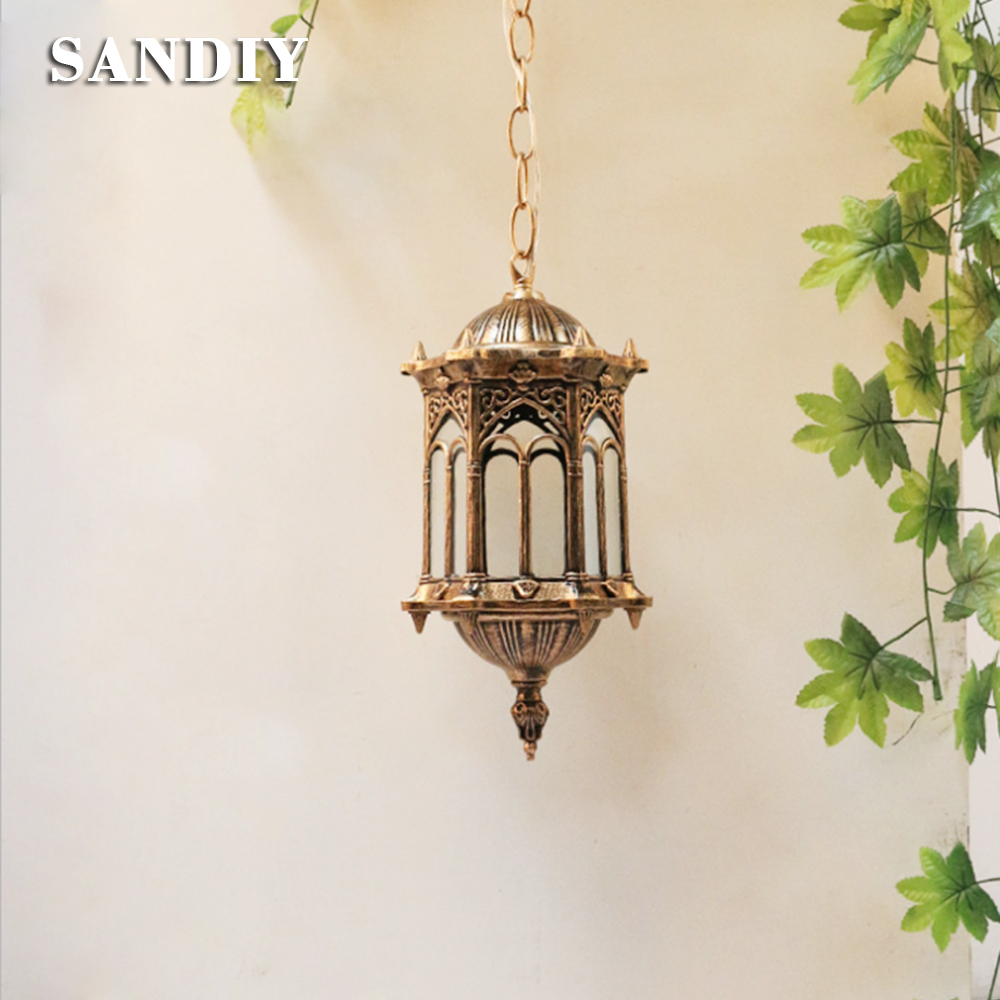 Outdoor Lighting Chandelier - SANDIY Lampada a sospensione per esterni