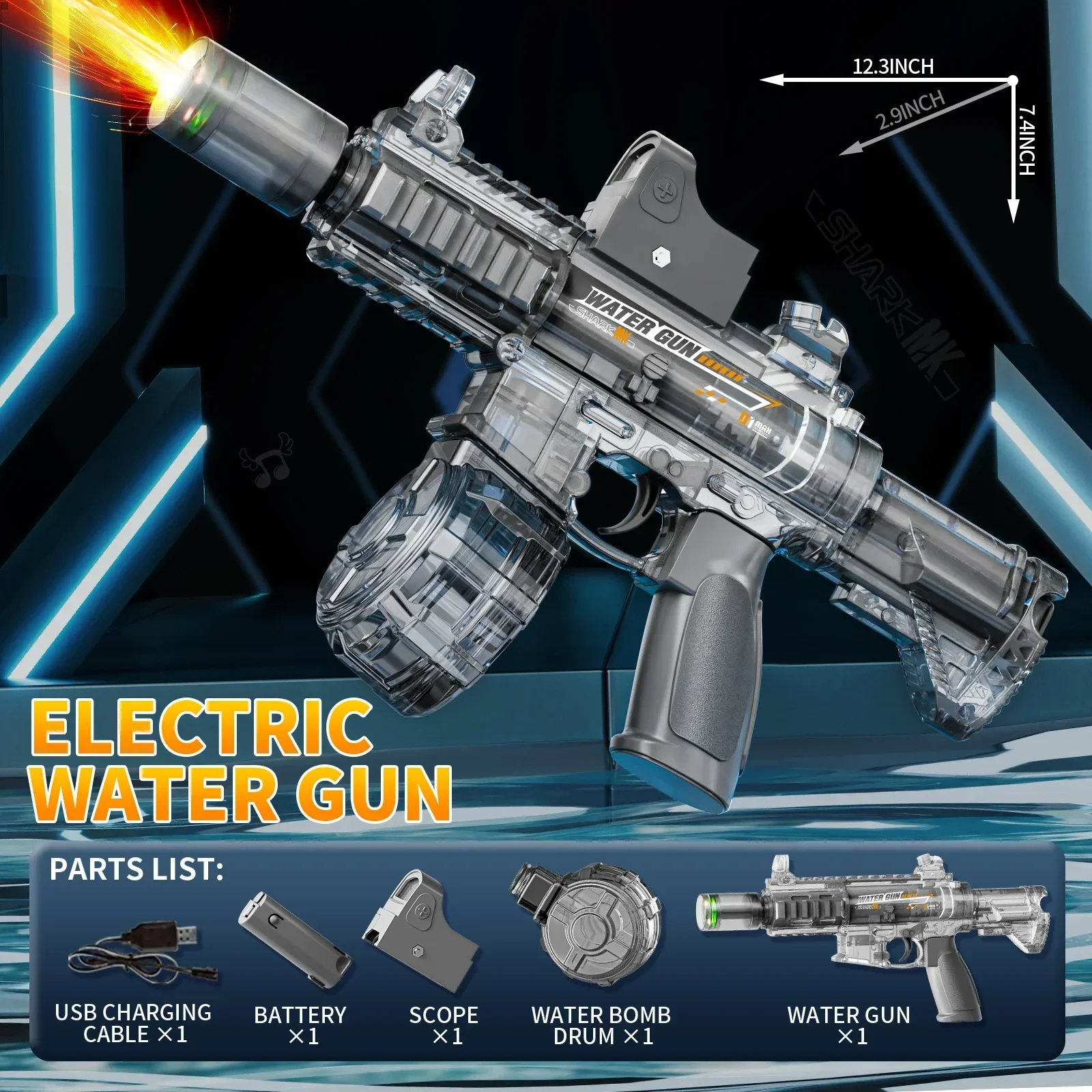 Outdoor Lighting The Range - Pistole ad Acqua Elettriche per Adulti
