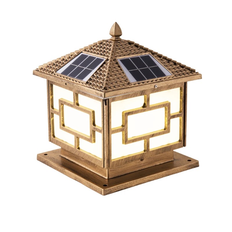 Outdoor Lighting Mains Powered - Lampada Solare Impermeabile per Cancello Principale,