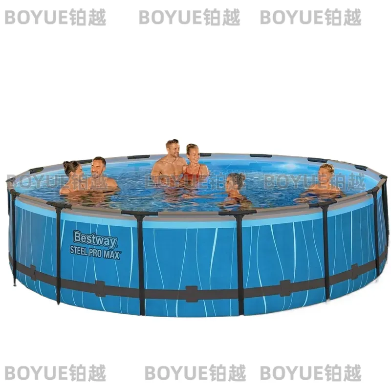 Outdoor Lighting Around Pool - Piscina Fuori Terra con Telaio in