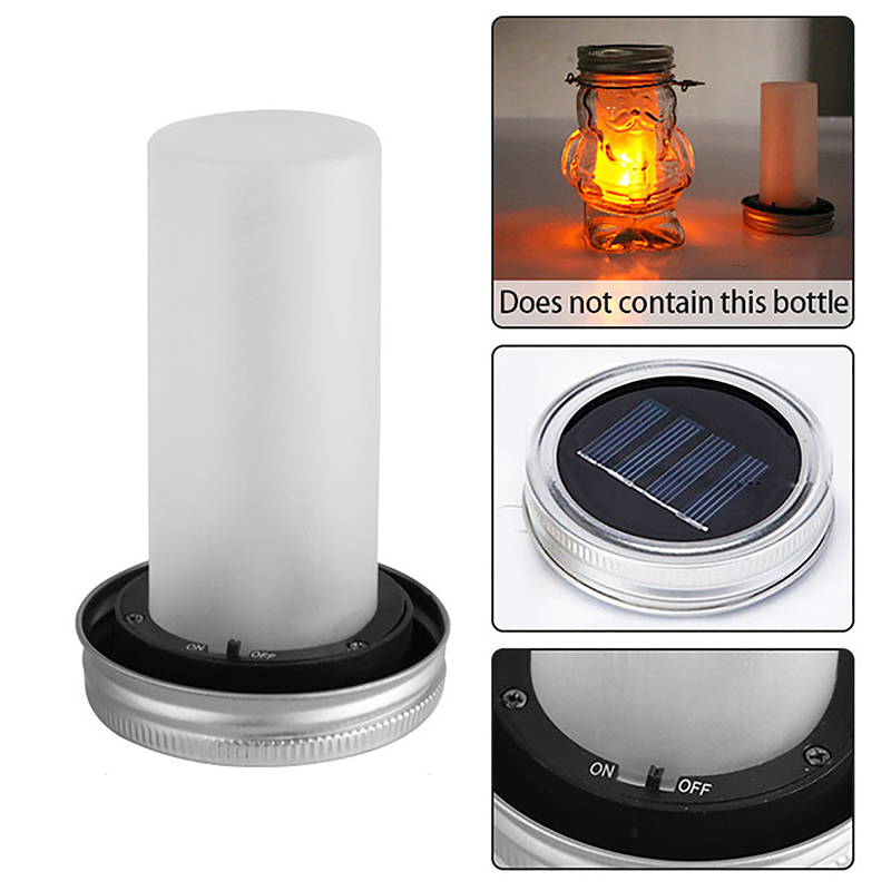 1Pc Solar LED Lit Light Torch  - Fire Torch Solar recensione e prezzo