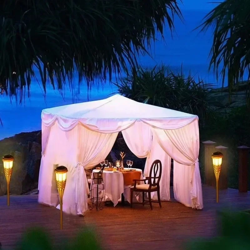 Luci a fiamma solare in bambù  - Fire Torch Solar recensione e prezzo
