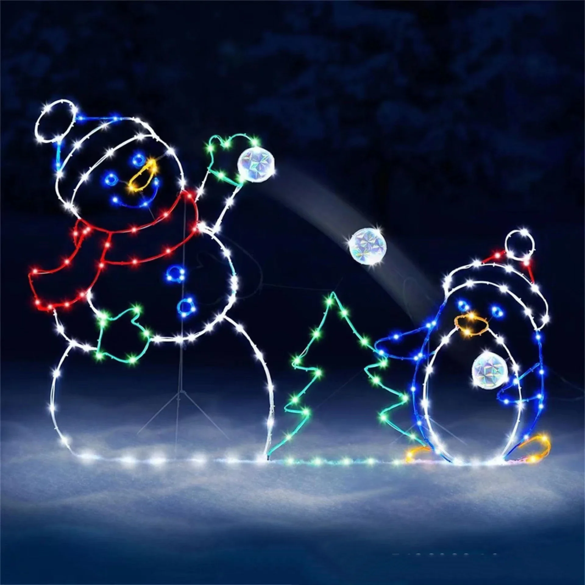 Palla di neve animata Luce LED - Bollard Light Garden recensione e prezzo