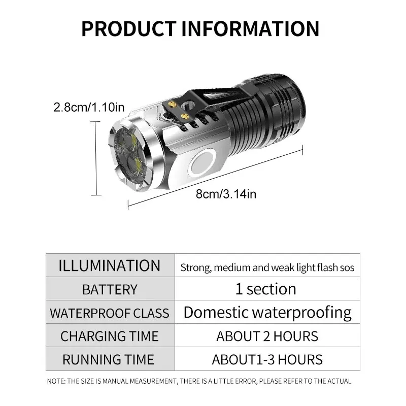 Torcia Ricaricabile Portatile  - Outdoor Lighting The Range recensione e prezzo