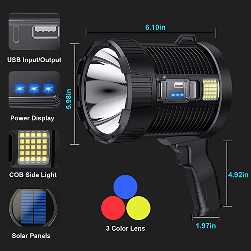 Torcia a LED ultra luminosa XH - Fire Torch Solar recensione e prezzo