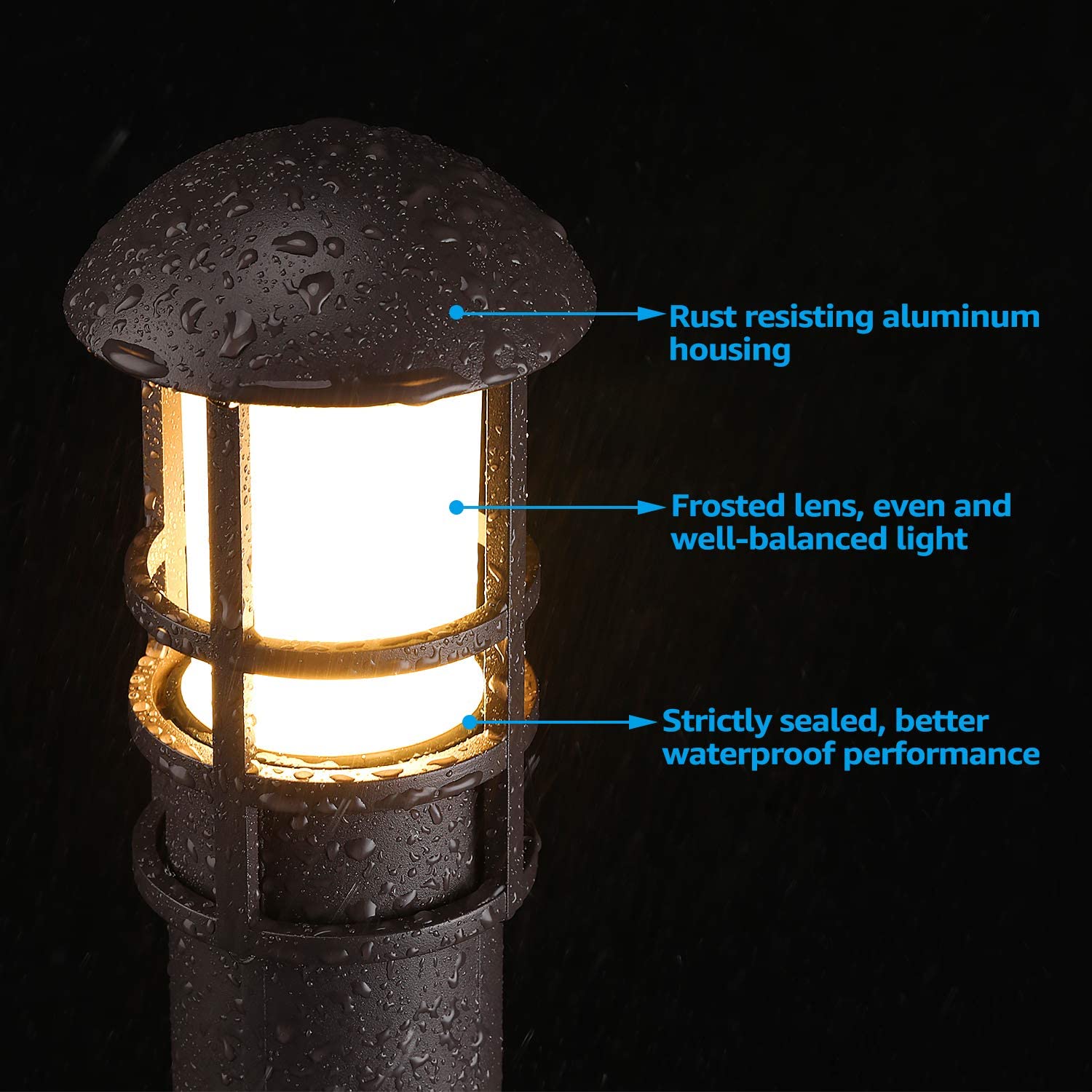 8Pcs LED giardino esterno luci - Landscape Spike Light recensione e prezzo