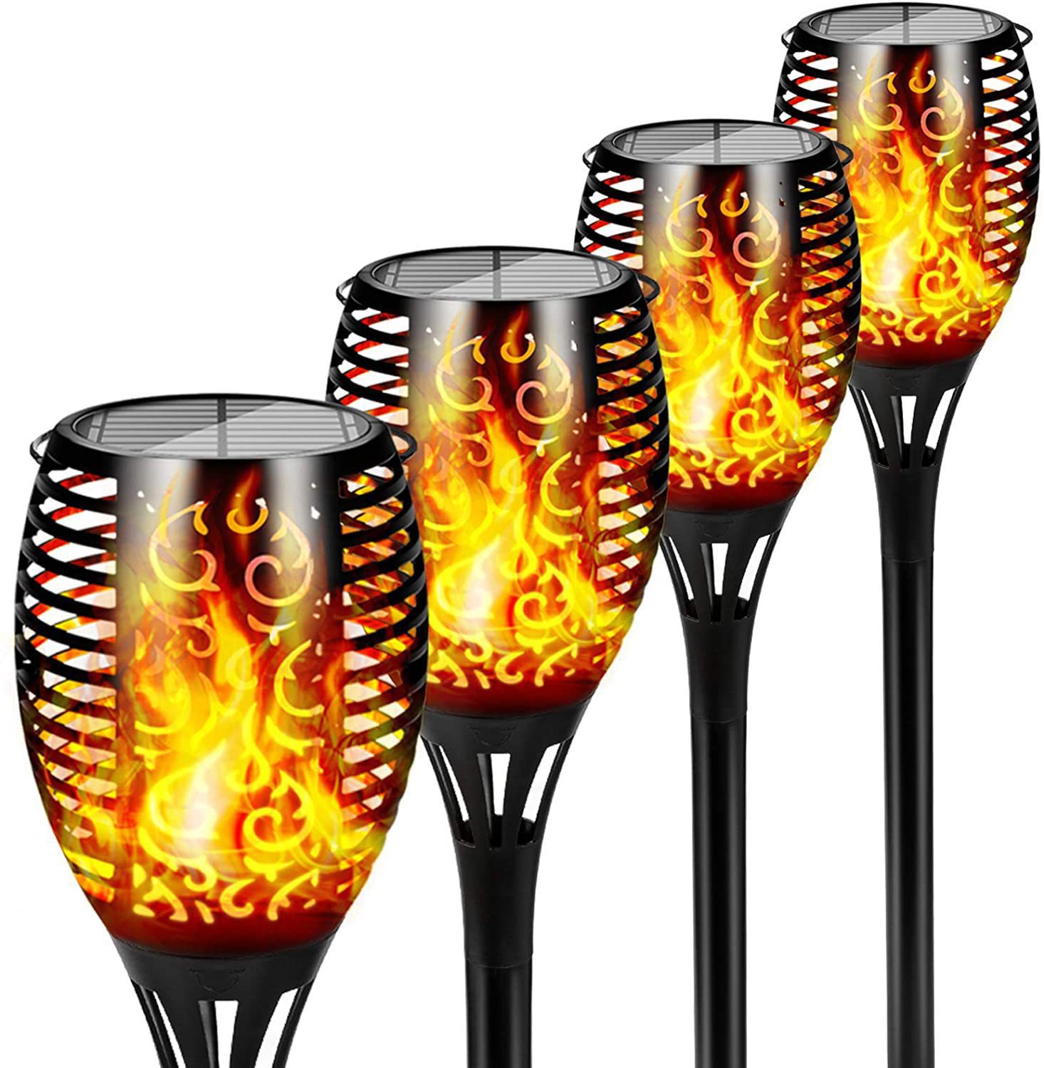 Lampada Solare a Fiamma con 12 - Fire Torch Solar recensione e prezzo