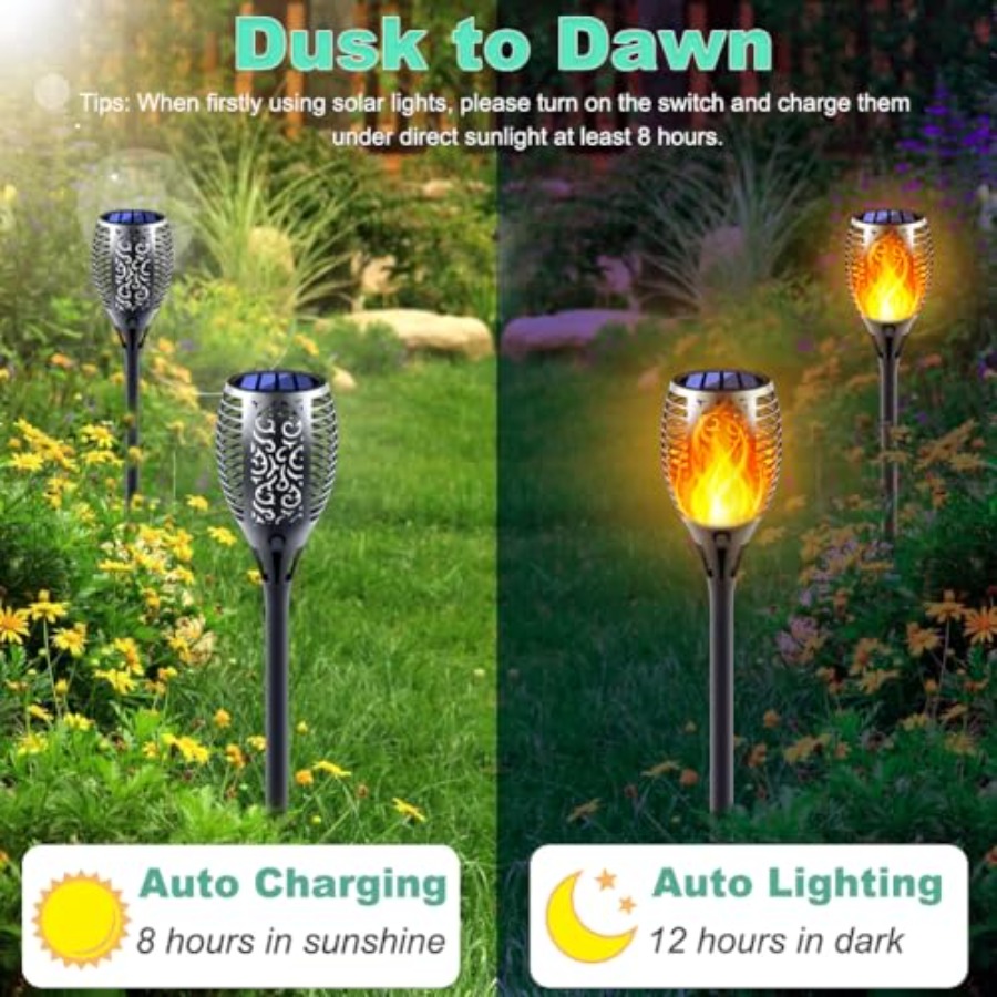 Luci Solari a Torcia con Effet - Fire Torch Solar recensione e prezzo