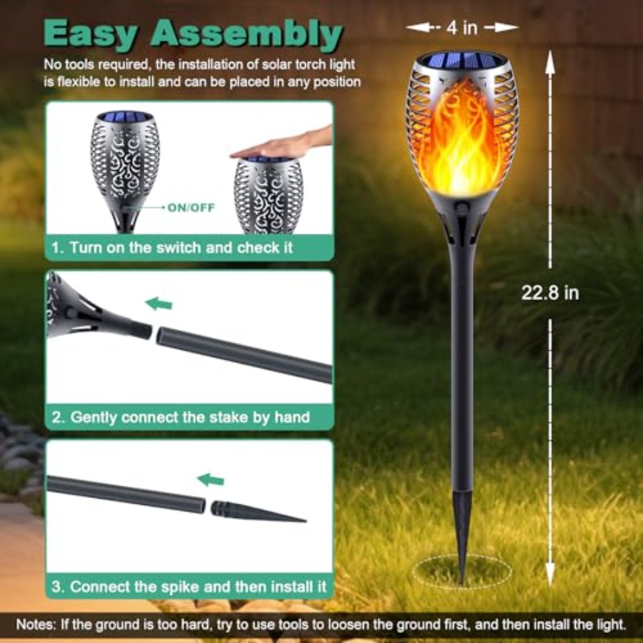 Luci Solari a Torcia con Effet - Fire Torch Solar recensione e prezzo