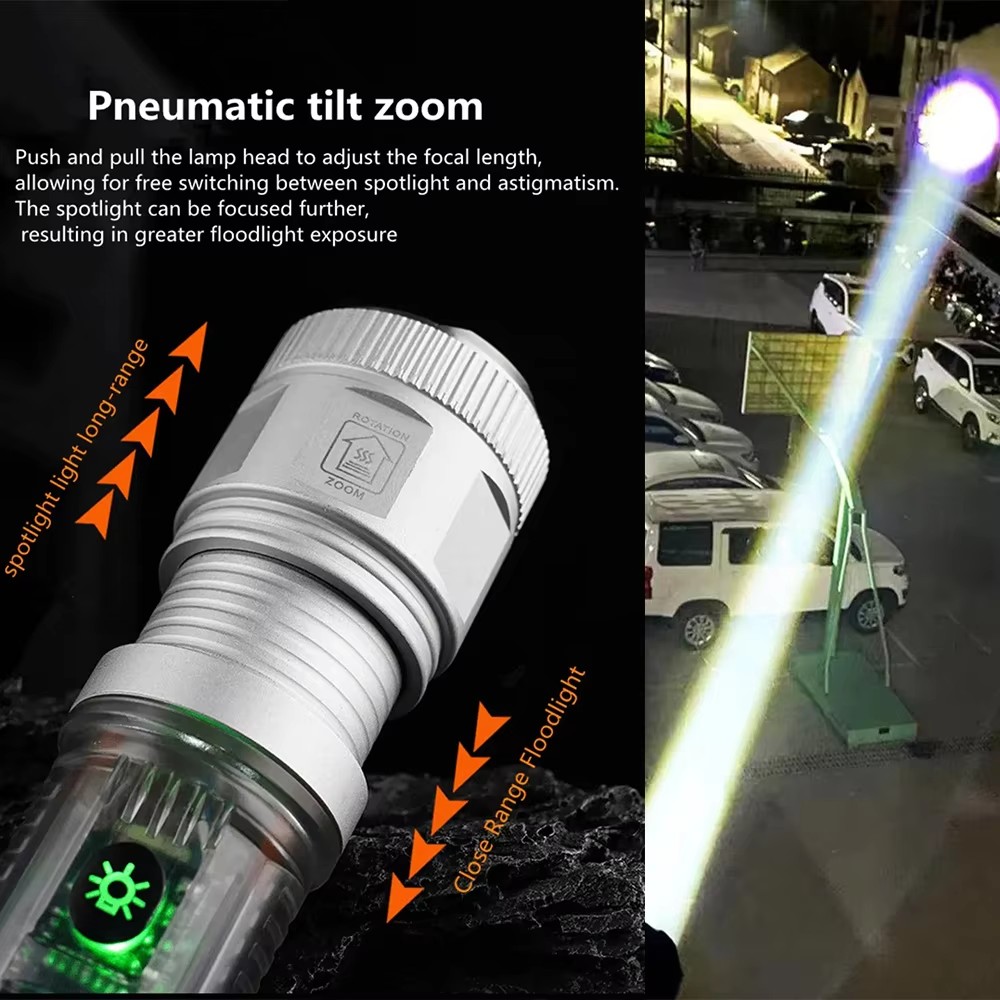 Potente torcia LED con luce la - Fire Torch Solar recensione e prezzo