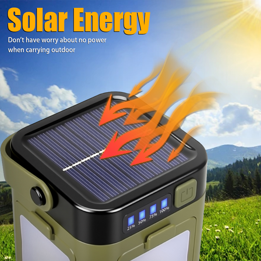 Lampada da campeggio solare a  - Fire Torch Solar recensione e prezzo