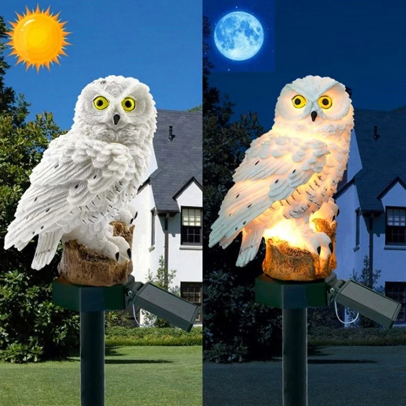 Statua di Gufo Solare con Luce - Bollard Light Garden recensione e prezzo