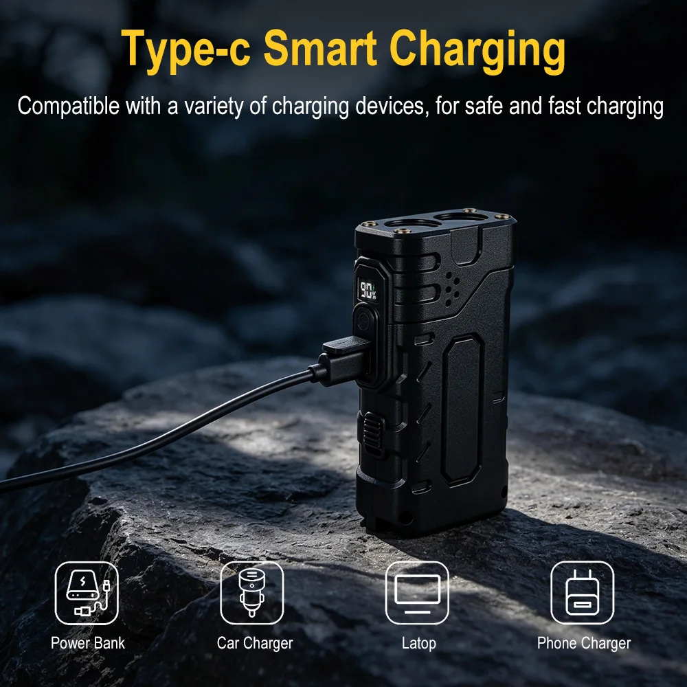 BORUIiT Torcia LED EDC a Manov - Outdoor Lighting B&Q recensione e prezzo
