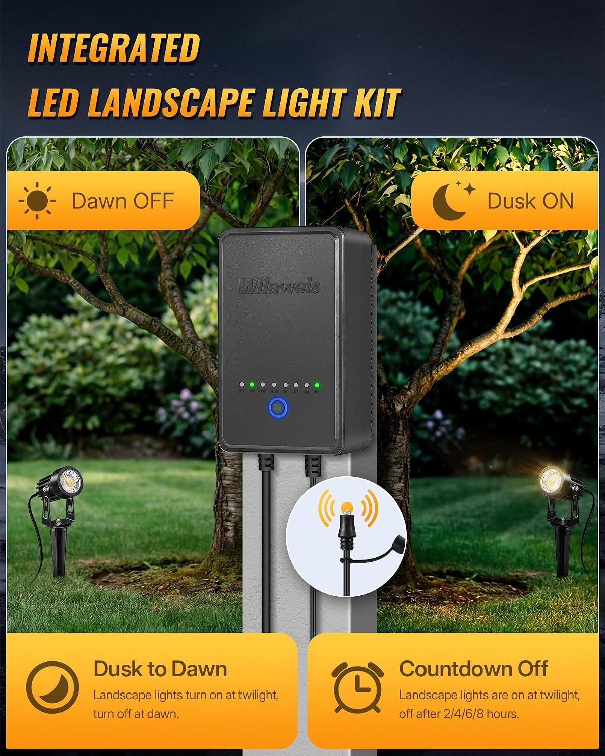 Kit Illuminazione Paesaggistic - Outdoor Lighting Kit With Transformer recensione e prezzo