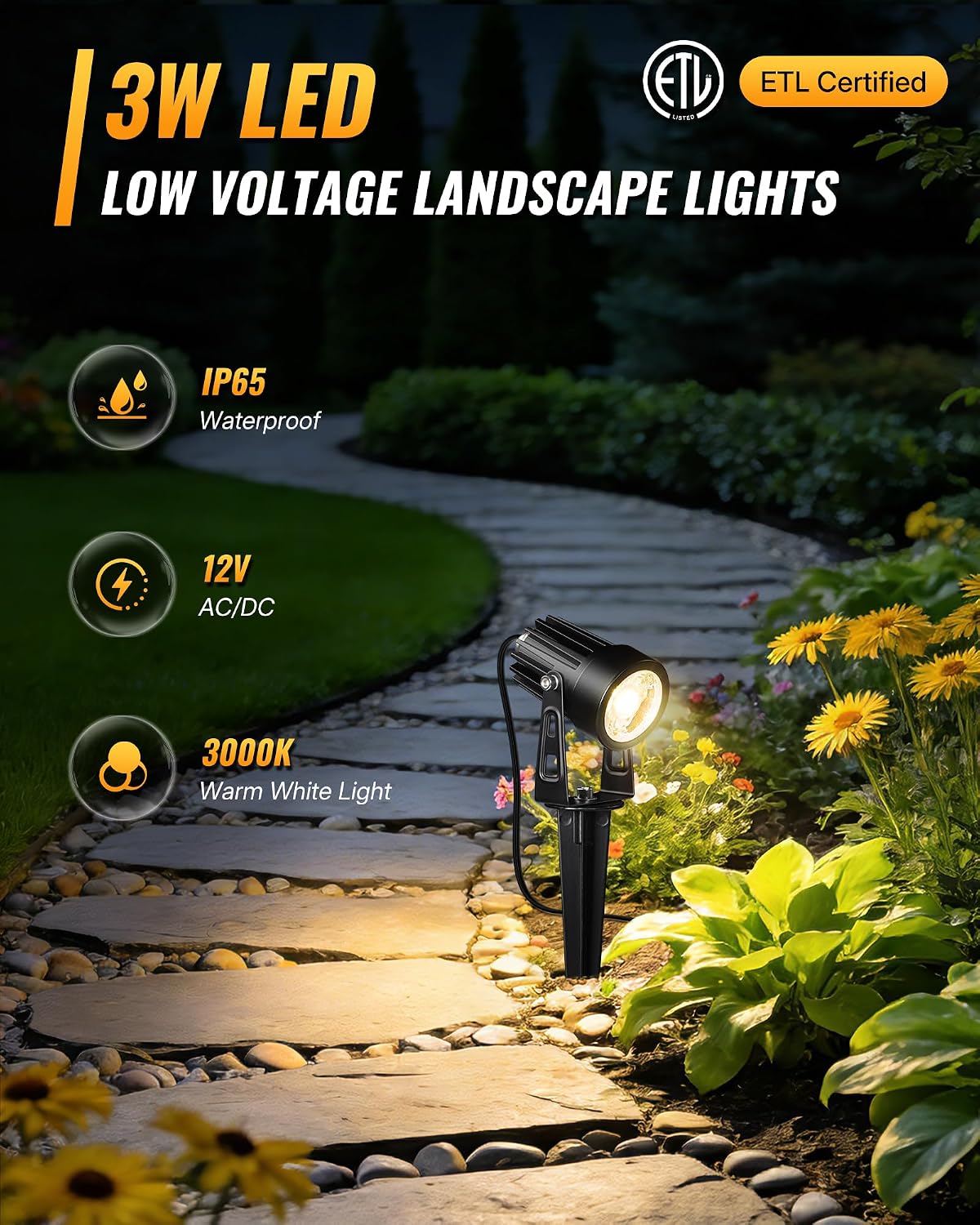 Kit Illuminazione Paesaggistic - Outdoor Lighting Kit With Transformer recensione e prezzo