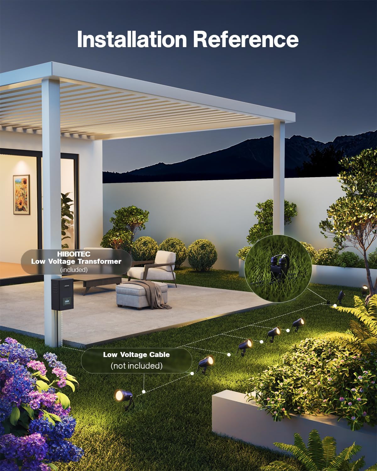 Kit Illuminazione Paesaggistic - Outdoor Lighting Kit With Transformer recensione e prezzo