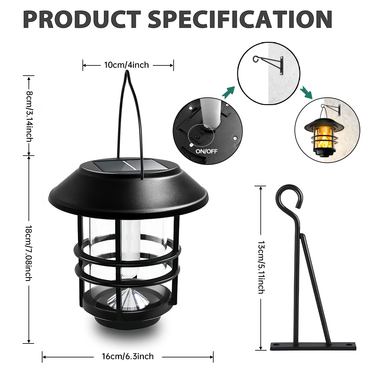 1 pz Lanterna sospesa solare F - Fire Torch Solar recensione e prezzo
