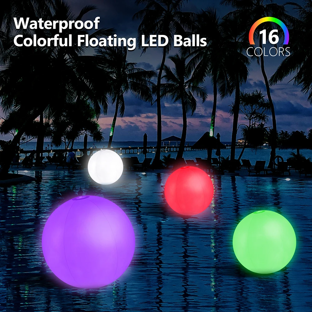 Pallone Gonfiabile da Spiaggia - Outdoor Lighting Around Pool recensione e prezzo