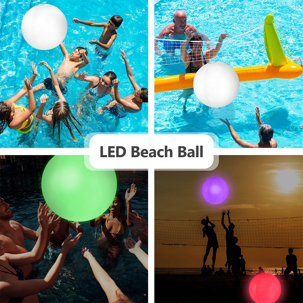 Pallone Gonfiabile da Spiaggia - Outdoor Lighting Around Pool recensione e prezzo
